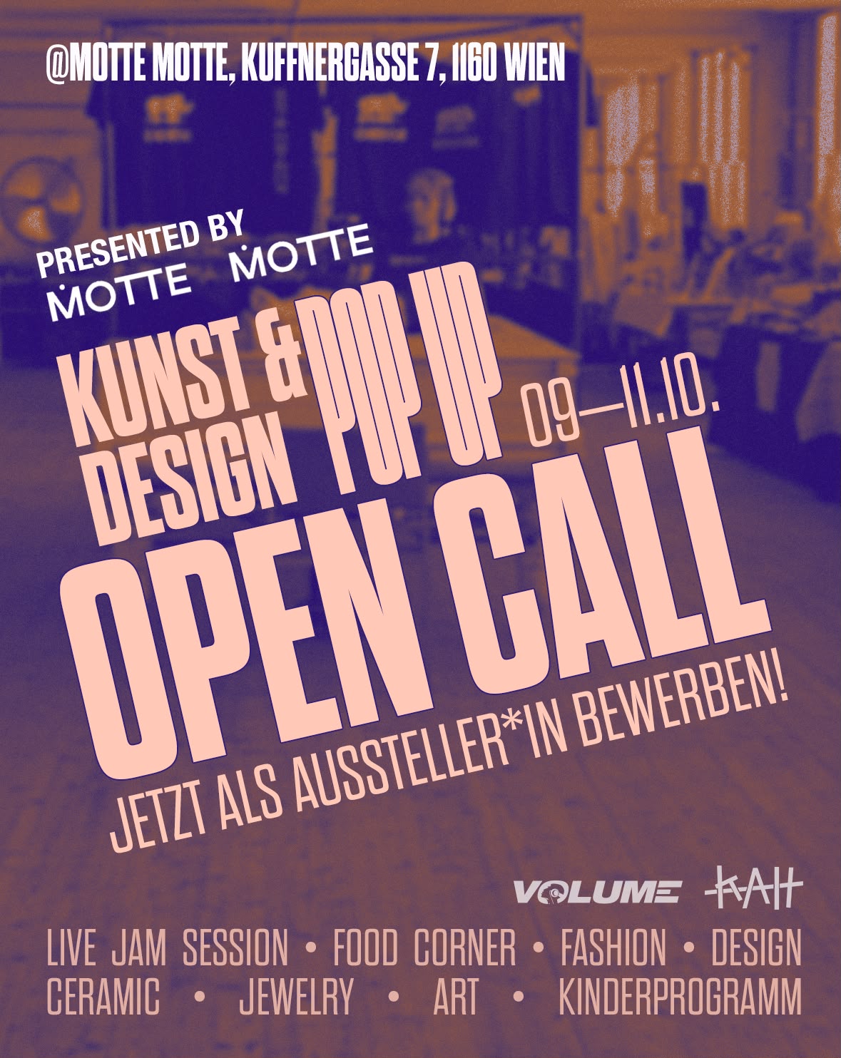 Standmiete — Kunst & Design Pop-Up III 09.10. - 11.10.2026