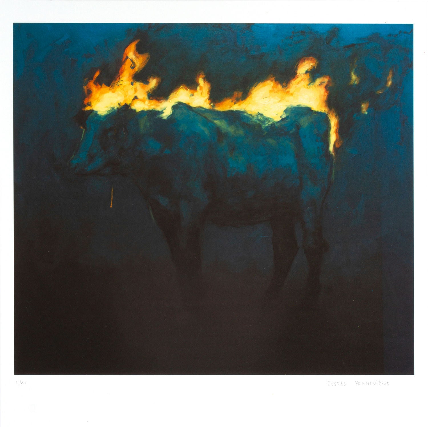 Burning Cow